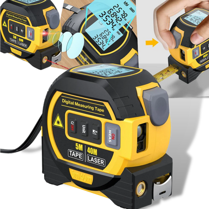 3 in 1 Laser Measuring Tape